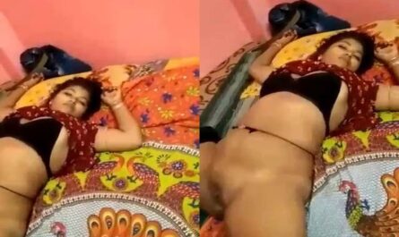 Indian Sleeping Chubby Bhabhi Nude Video Record By Hubby