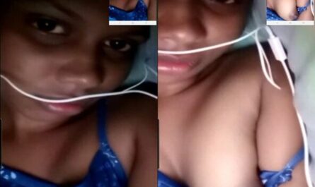 Lankan Sexy Teen Girl Shows Her Hot Boobs On Call