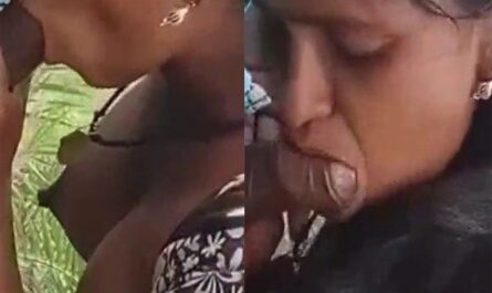 Mallu Girl Giving Deep Throat Blowjob Outdoors