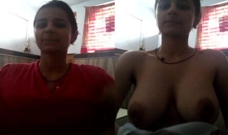 Beautiful Busty Sexy Teen Showing Her Big Boobs