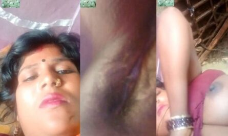 Beautiful Busty Village Wife Showing Boobs And Horny Pussy On Vc