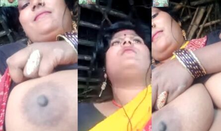 Busty Slutty Village Bhabhi Showing Her Big Melons