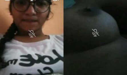 Cute Nerdy Desi College Hot Girl Shows Boobs