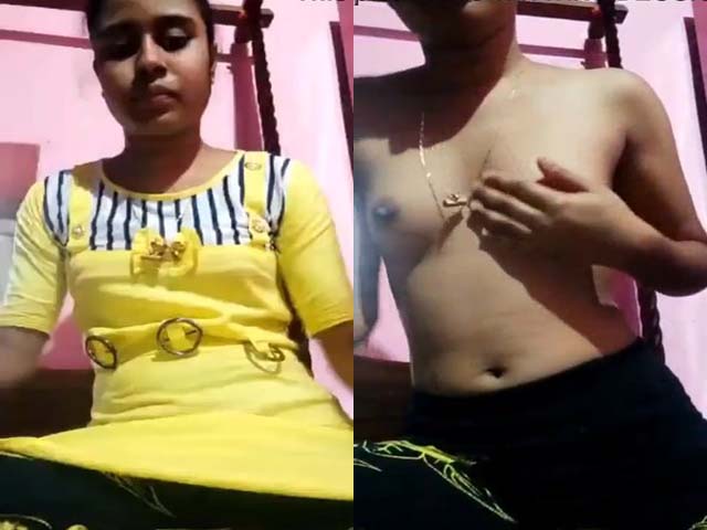 Innocent Hot Desi Girl Showing Her Small Boobs On Cam