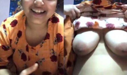 Shy Super Sexy Desi Bhabhi Showing Her Big Boobs On Camera