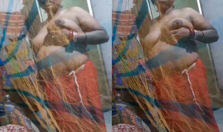 Village Chubby Bhabhi Captured Topless On Cam