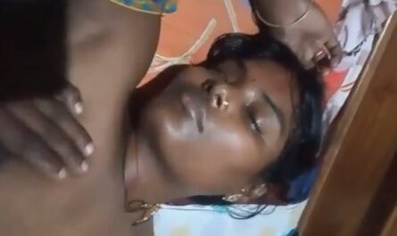Village Wife Boob Pressed By Pervert Hubby While Sleeping