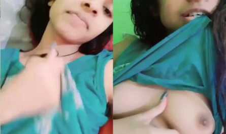 Young Sexy Indian Girl Showing Her Virgin Hot Boobs
