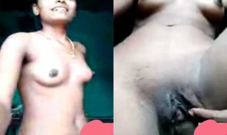 Cute Slim Desi Village Girl Showing Her Tight Pussy
