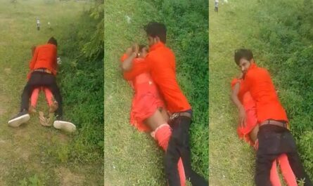Desi Horny Lovers Hot Outdoor Sex Caught Red Handed
