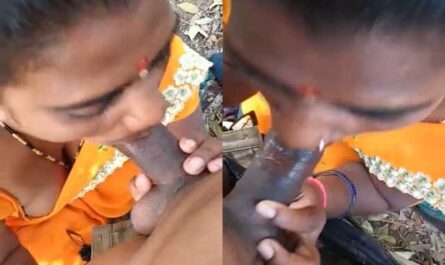Indian Village Milf Randi Giving Blowjob Outdoors