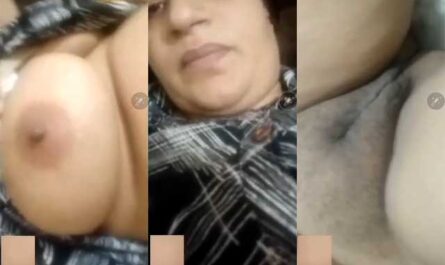 Mature Indian Wife Showing Big Boobs And Horny Pussy On Vc