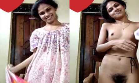 Dense Hairy Pussy Slim Sexy Girl Nude Show On Vc