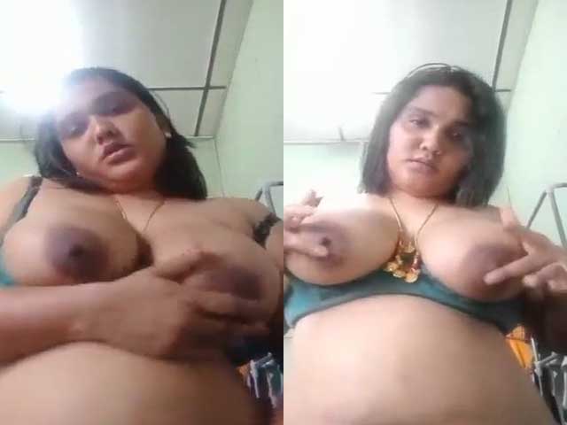 Naughty Bbw Bhabhi Showing Her Huge Melons While Dancing