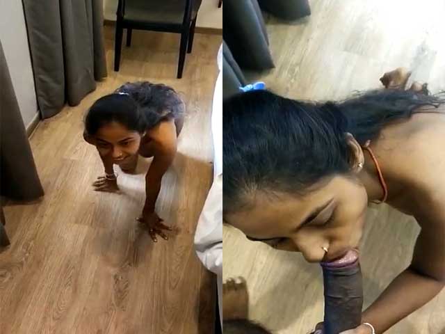 Desi Hot Slave Girl Sucking Big Dick Deep Of Master