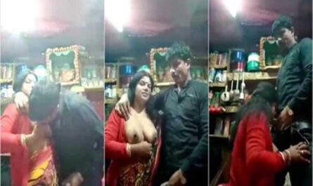Indian Busty Milf Aunty Quick Sex With Pervert Shop-Keeper