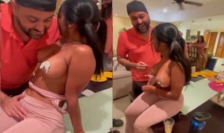 Indian Sardarji Tasting Big Boobs Of Hot Foreign Girls