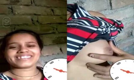 Indian Village Girl Showing Sexy Boobs On Video Call XXX