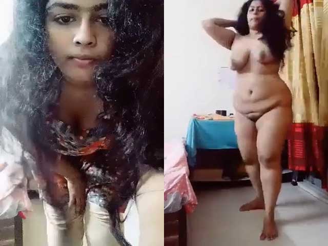 Big Ass Chubby Indian Lady Showing Her Naked Beauty