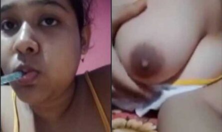 Big Tits Hot College Girl Showing Boobs During Her Studies