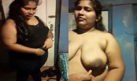 Fatty Big Boobs Indian Girl Captured Nude By Lover