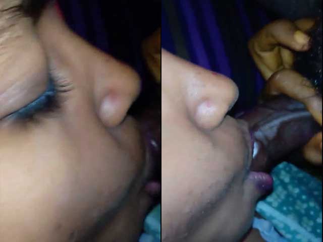 South Indian Girl Giving Deep Blowjob