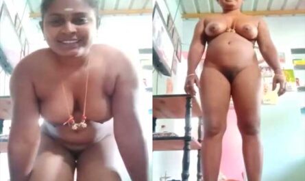 Chubby South Indian Wife Making Video Of Her Hot Nude Body