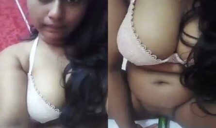 Very Horny Big Boobs Sexy Girl Masturbating With Cucumber XXX Video