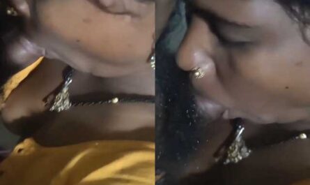 Tribal Housewife Giving Deep Blowjob To Pervert Hubby