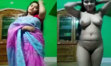 Beautiful Sexy Figure Bengali Girl Saree Striptease XXX Show