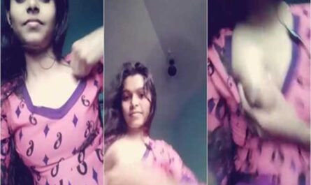 Beautiful Sexy Slim College Girl Showing Her Tiny Tits