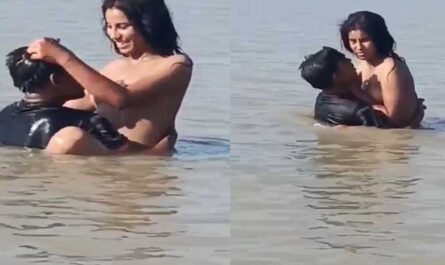 Fucking Naughty Desi Randi Outdoor Sitting On Shallow River Bed
