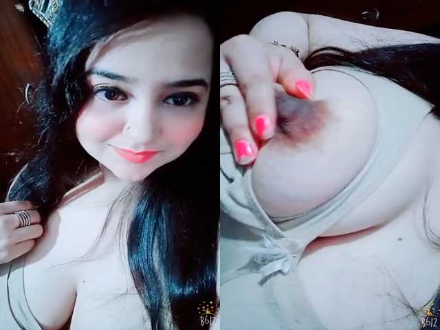 Hot Sexy Busty Girl Showing Her Big Melons