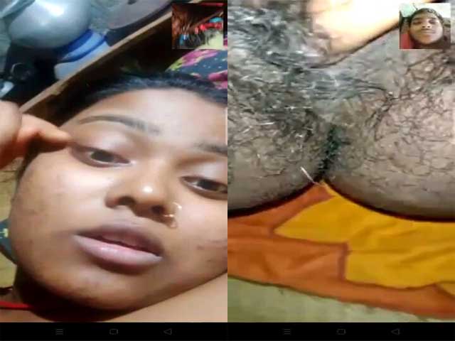 Village Cheating Bhabhi Showing Boobs Pussy To Pervert Devar On Vc