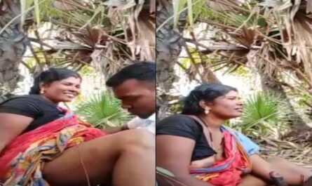 Desi Horny Couple Enjoying Hot Sex Under Tree