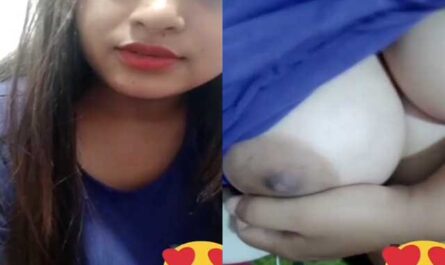 Paid Busty Girl Shows Her Big Boobs On Video Call
