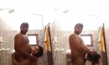 Newly-Married Horny Couple Fucking Hard In Bathroom XXX