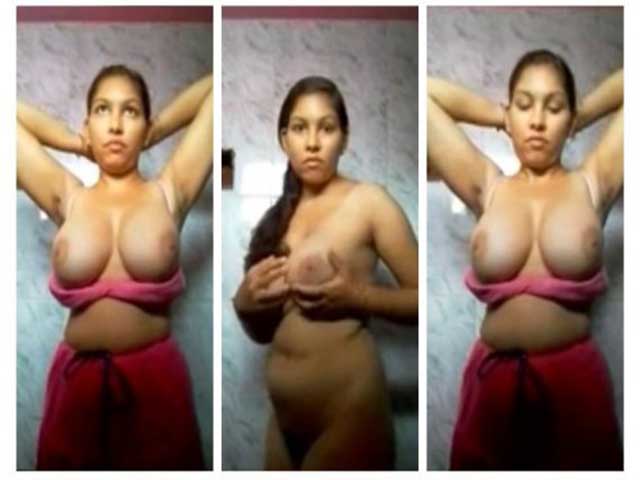 Hot Busty Desi Bhabhi Milky Sexy Big Boobs Show