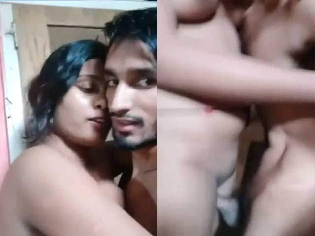 Fucking Tight Pussy Of Sexy Gf In Standing Position