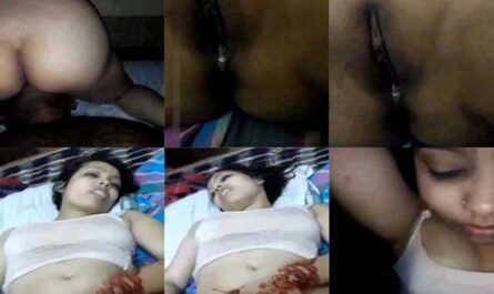 Newly-Maaried Beautiful Horny Wife Enjoying Sex With Husband