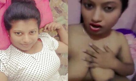 Naughty Nude Girl Showing Her Long Boobs