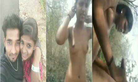 Sweet Slim Tamil Girl Giving Blowjob Outdoors
