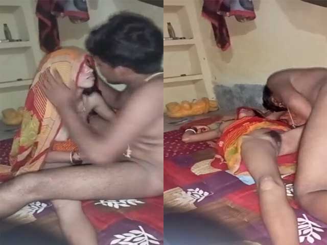 Village Horny Couple Enjoying Sex At Night On Cam