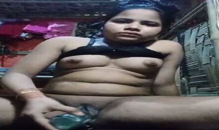 Horny Village Girl Masturbating Tight Pussy With Bottle