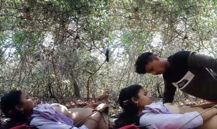 Indian Lovers Fucking Outdoor In Deep Jungle