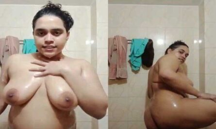 Chubby Busty Indian Lady Making Nude Bath XXX Video