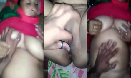 Younger Guy Fucking Busty Mature Aunty