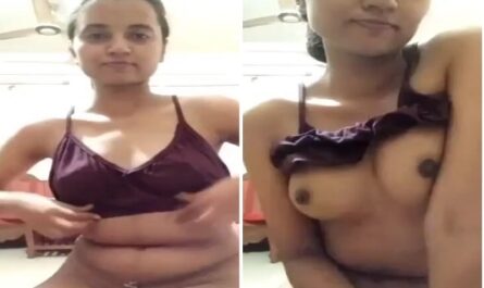 Bangladeshi Sexy Girl Showing Small Round Boobs