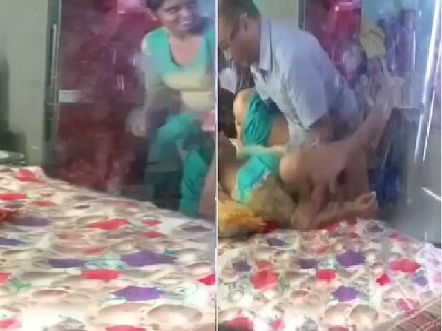 Dehati Bhabhi Cheating Sex With Pervert Husband Boss