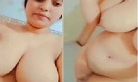 Busty Desi Girl Showing Huge Hanging Melons Viral XXX Clip